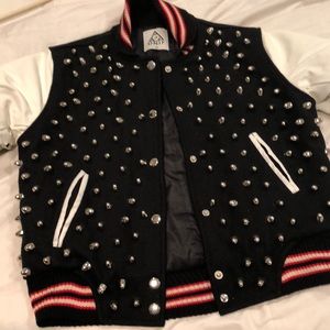 Unif studs varsity jacket xs worn once